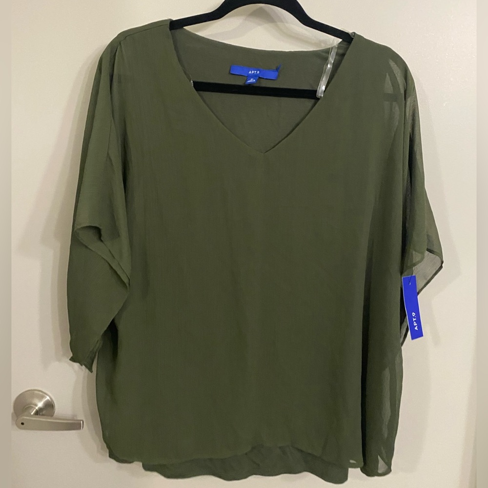 Olive Green Dress Shirt